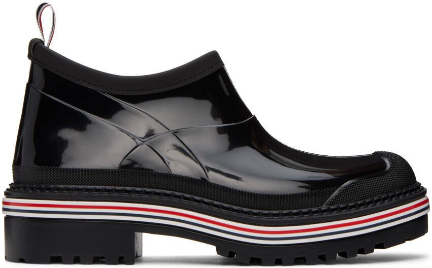 Thom Browne Black Garden Chelsea Boots - Picture 5
