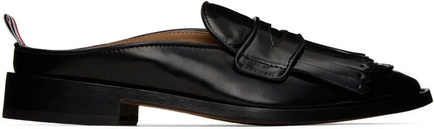 Thom Browne Black Kilt Loafers - Picture 5