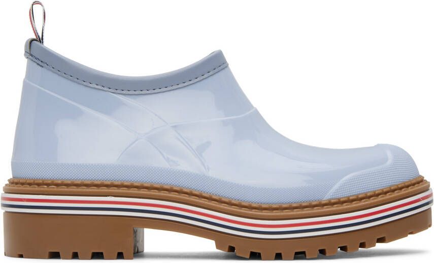 Thom Browne Blue Garden Chelsea Boots - Picture 5