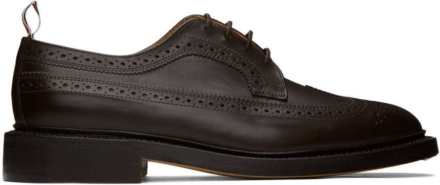 Thom Browne Brown Classic Longwing Oxfords - Picture 5