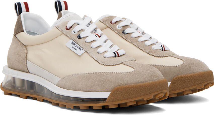 Thom Browne Beige Tech Sneakers - Picture 2