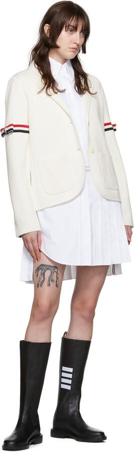 Thom Browne Black 4-Bar Chelsea Boots - Picture 4