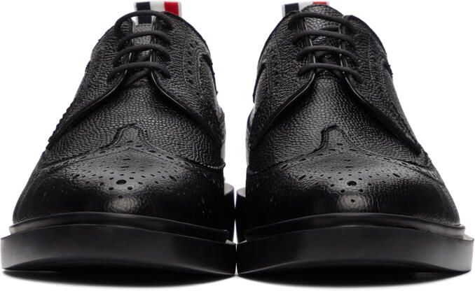 Thom Browne Black Classic Longwing Brogues - Picture 3