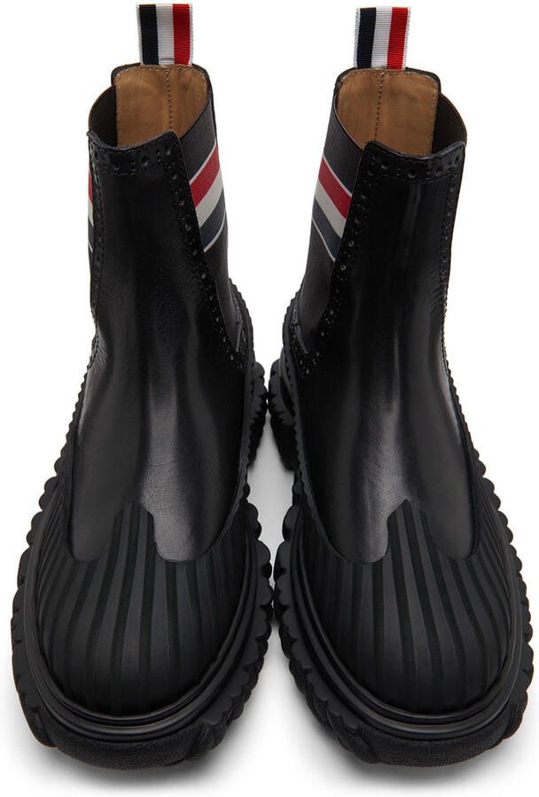 Thom Browne Black Duck Chelsea Boots - Picture 4