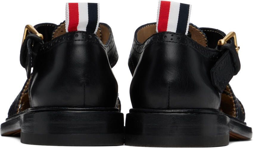 Thom Browne Black Fisherman Sandals
