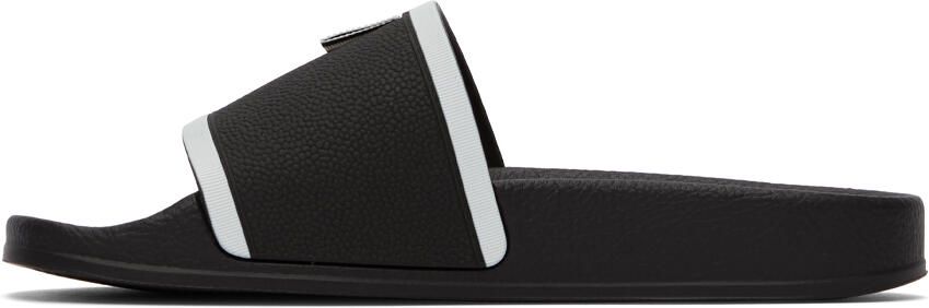 Thom Browne Black Flag Pool Slides - Picture 2
