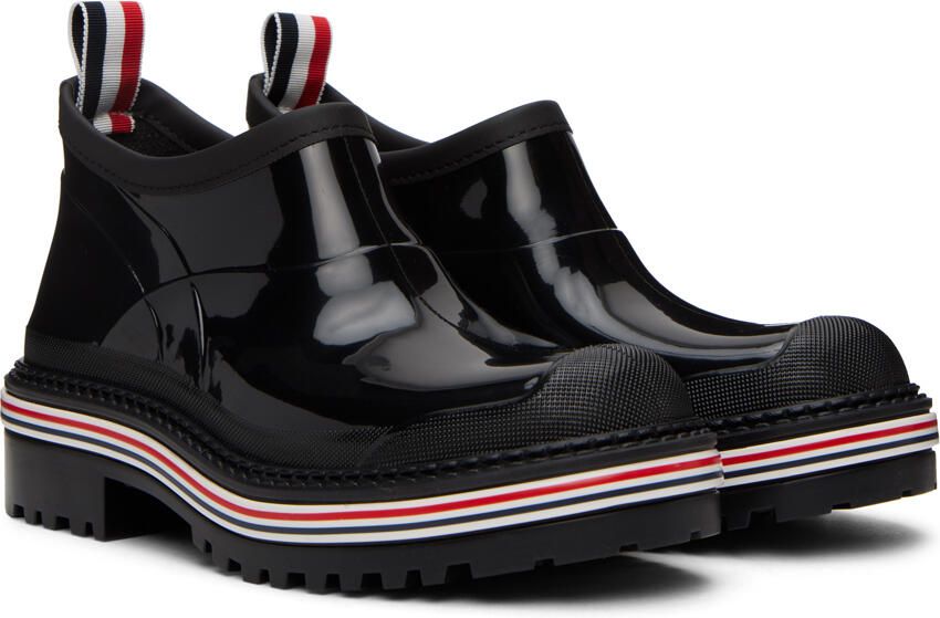 Thom Browne Black Garden Boots - Picture 2