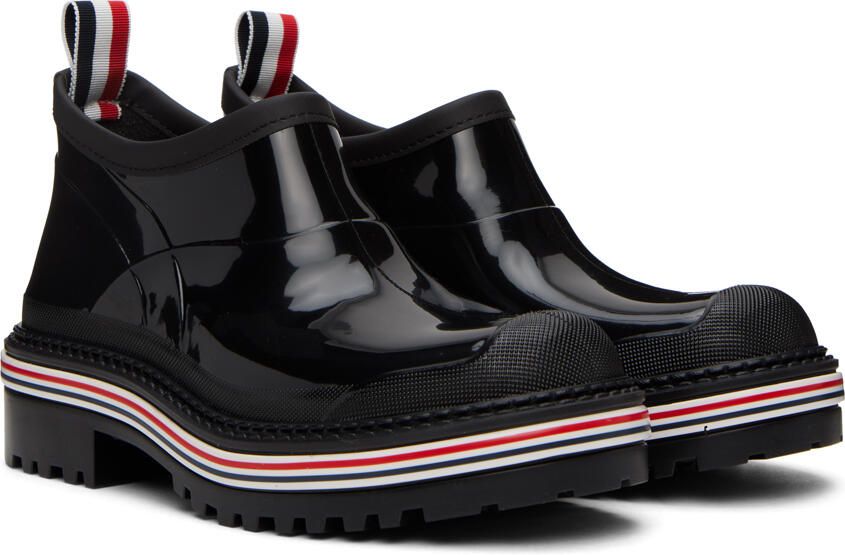 Thom Browne Black Garden Chelsea Boots - Picture 2