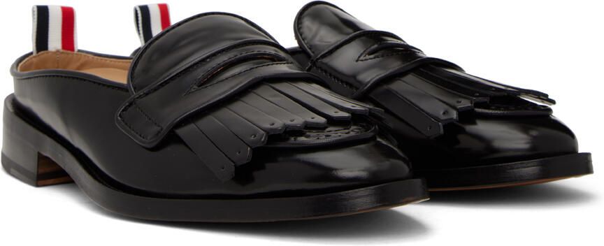 Thom Browne Black Kilt Loafers - Picture 2