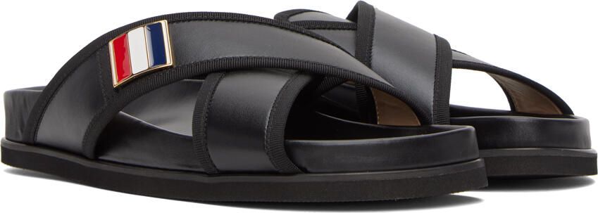 Thom Browne Black Loafer Sandals - Picture 2