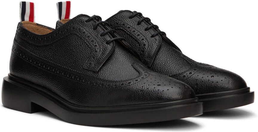 Thom Browne Black Longwing Brogues - Picture 2