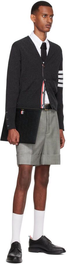 Thom Browne Black Longwing Brogues - Picture 4