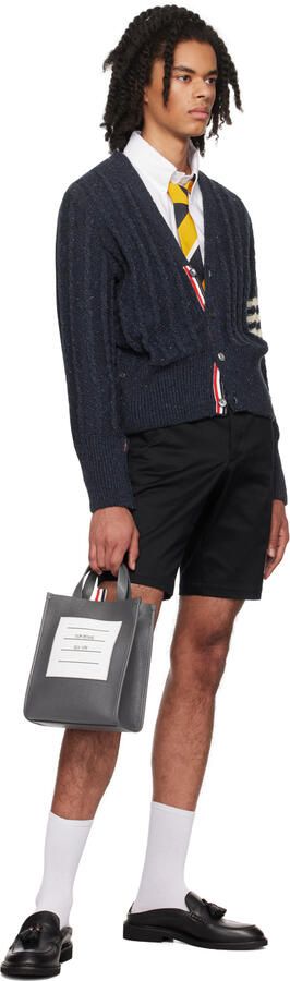 Thom Browne Black Tassel Loafer Mules - Picture 4