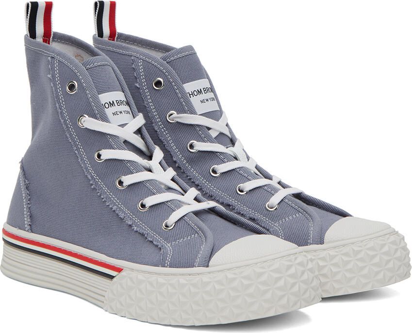 Thom Browne Blue Collegiate Sneakers - Picture 2