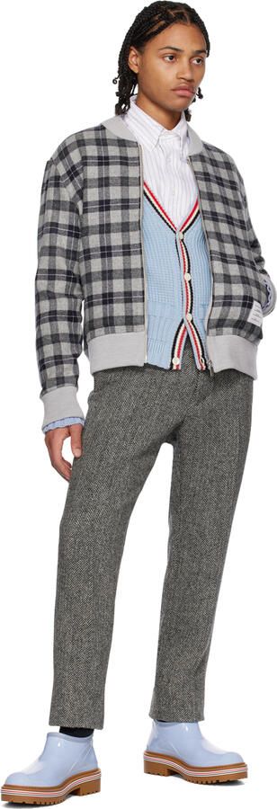 Thom Browne Blue Garden Chelsea Boots - Picture 4