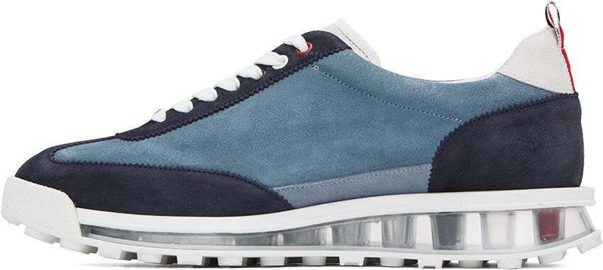Thom Browne Blue Tech Runner Sneakers - Picture 3