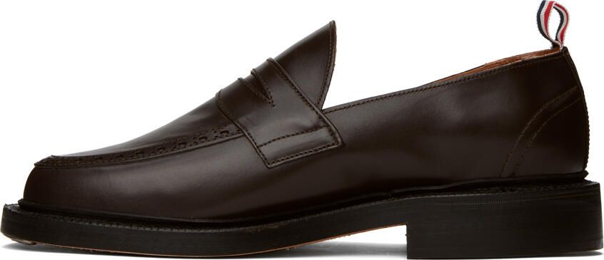Thom Browne Brown Classic Penny Loafers - Picture 3