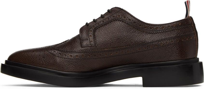 Thom Browne Brown Longwing Oxfords - Picture 3