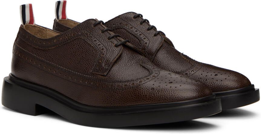 Thom Browne Brown Longwing Oxfords - Picture 2