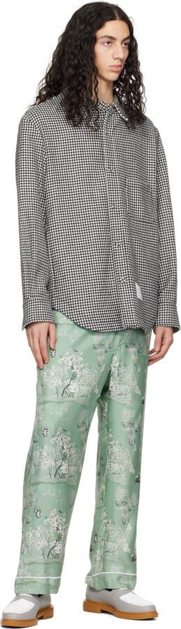 Thom Browne Gray & White Lightweight Penny Loafers - Picture 4