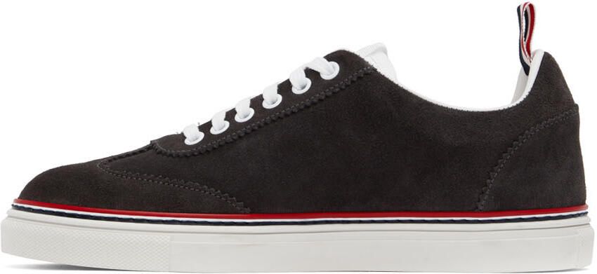 Thom Browne Gray Field Low-Top Sneakers - Picture 3