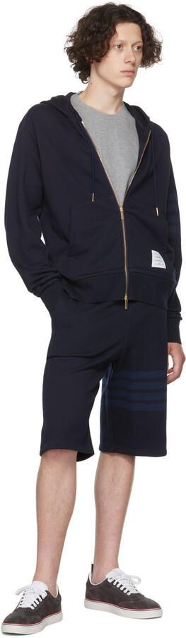 Thom Browne Gray Field Low-Top Sneakers - Picture 4