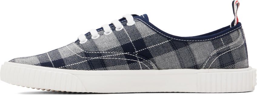 Thom Browne Gray Heritage Sneakers - Picture 4