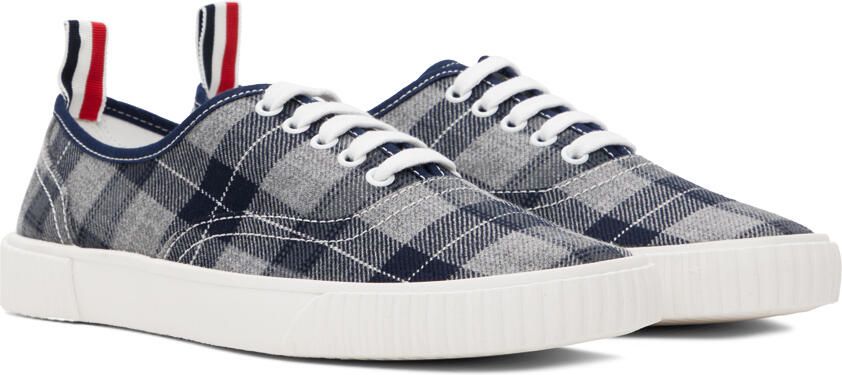 Thom Browne Gray Heritage Sneakers - Picture 2