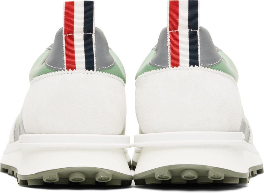 Thom Browne Green Reflective Nylon Tech Sneakers