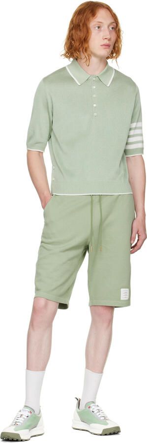 Thom Browne Green Reflective Nylon Tech Sneakers - Picture 4