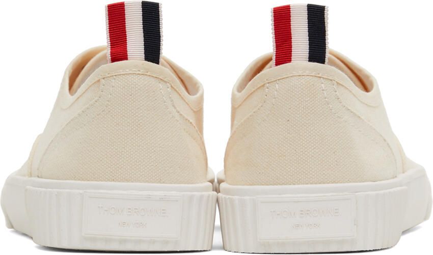 Thom Browne Off-White RWB Stripe Heritage Sneakers - Picture 2