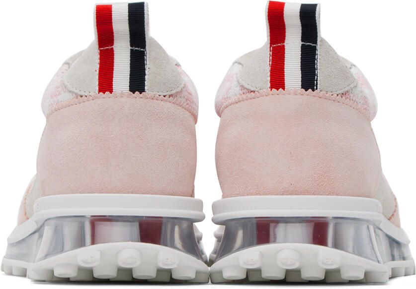 Thom Browne Pink & White Tech Sneakers