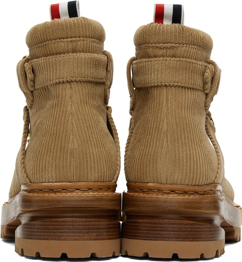 Thom Browne Tan Hiking Boots