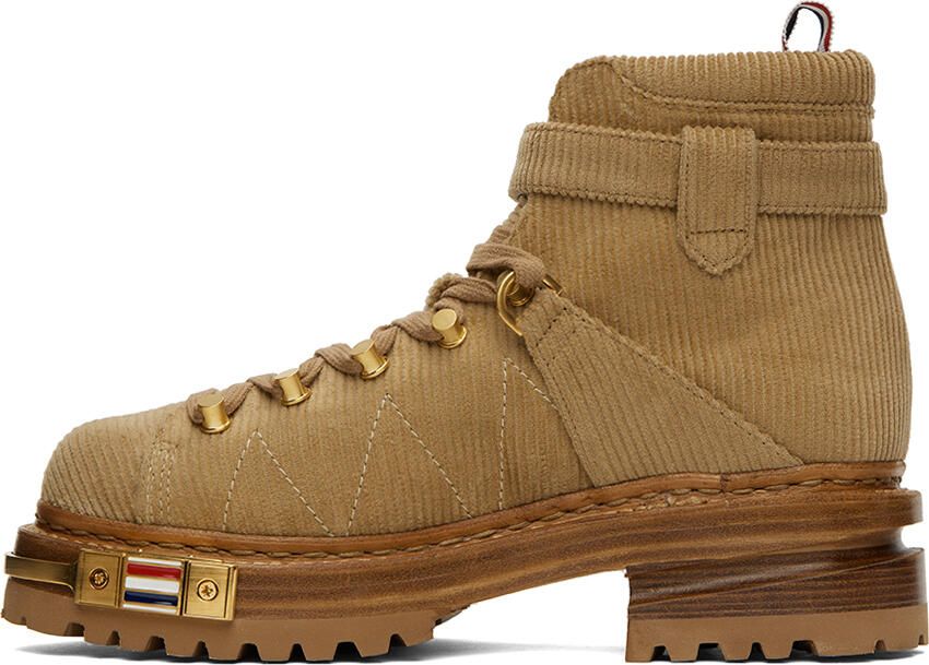 Thom Browne Tan Hiking Boots - Picture 3