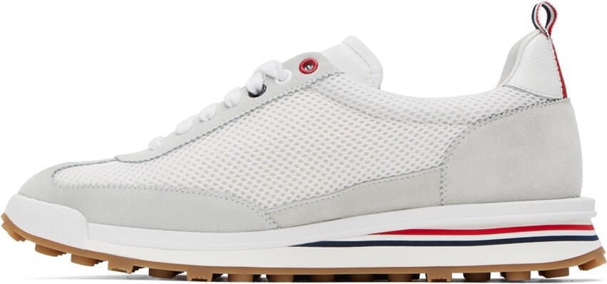 Thom Browne White Tech Runner Low Top Sneaker - Picture 3
