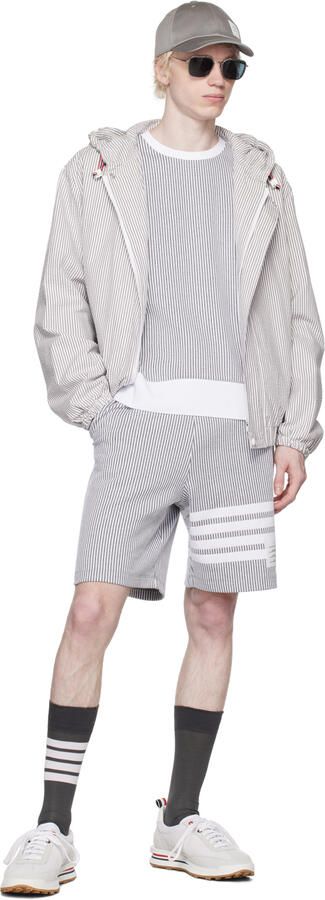 Thom Browne White Tech Runner Low Top Sneaker - Picture 4