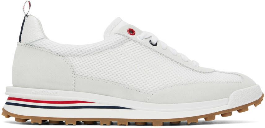 Thom Browne White Tech Runner Low Top Sneaker - Picture 5