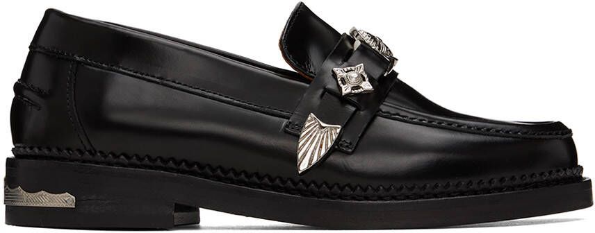 Toga Pulla Black Hardware Loafers - Picture 2
