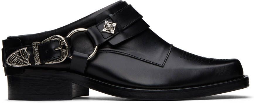 Toga Pulla SSENSE Exclusive Black Slingback Loafers - Picture 6