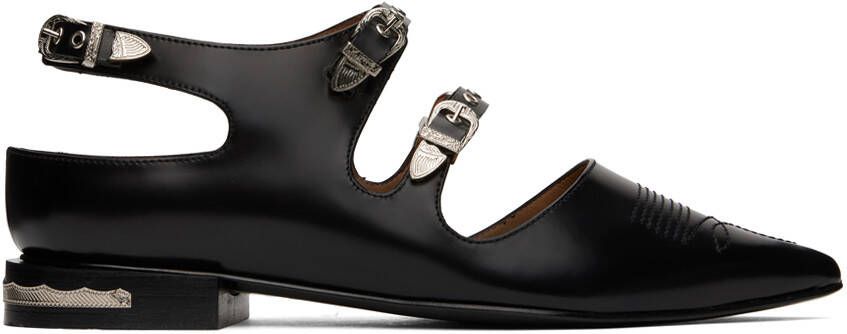 Toga Pulla SSENSE Exclusive Black Oxfords - Picture 4