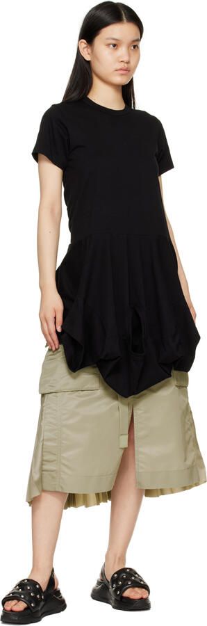 Toga Pulla Black Embellished Sandals - Picture 4