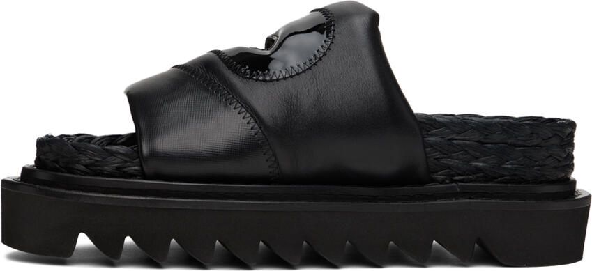 Toga Pulla Black Embellished Sandals - Picture 3