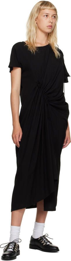 Toga Pulla Black Lace-Up Loafers - Picture 6