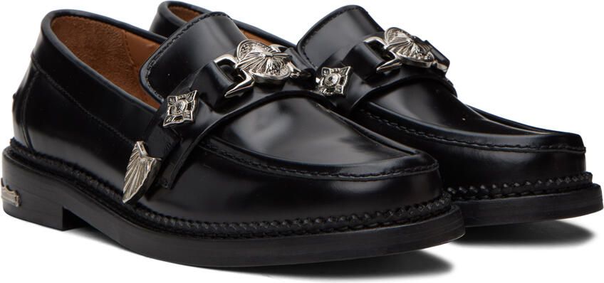 Toga Pulla Black Hardware Loafers