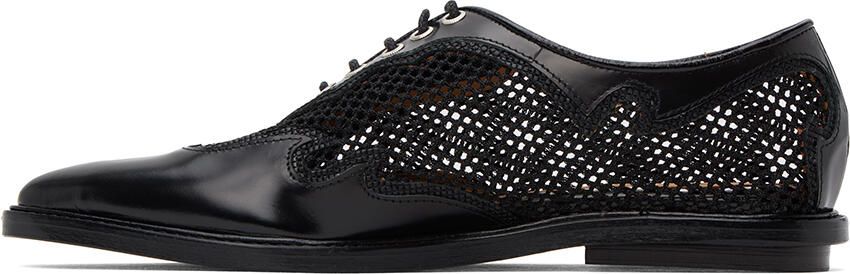 Toga Pulla Black Lace-Up Oxfords - Picture 4