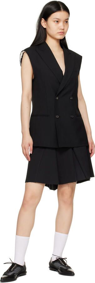 Toga Pulla Black Lace-Up Oxfords - Picture 3