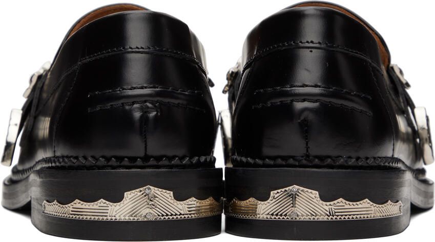 Toga Pulla Black Hardware Loafers - Picture 5