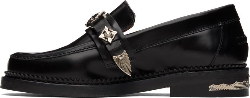 Toga Pulla Black Hardware Loafers - Picture 3