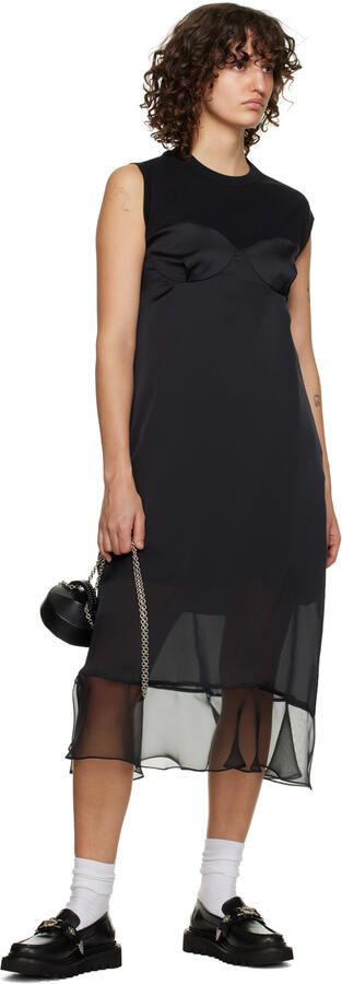 Toga Pulla Black Leather Loafers - Picture 3