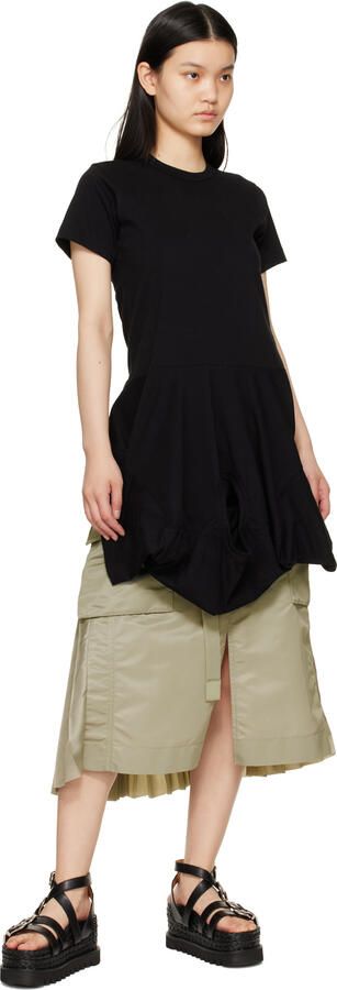 Toga Pulla Black Pin-Buckle Platform Sandals - Picture 4